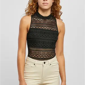 Dámský háčkovaný dres Rolák Body černý