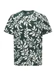 Only & Sons Tričko 'ONSPERRY'  tmavozelená / biela
