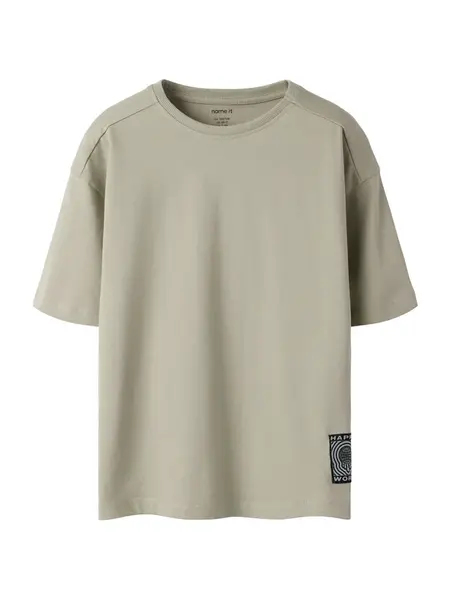 NAME IT Tričko 'NKMFRANK'  tmavošedá