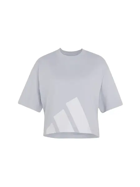 ADIDAS SPORTSWEAR Tričko 'Essentials'  sivá / biela