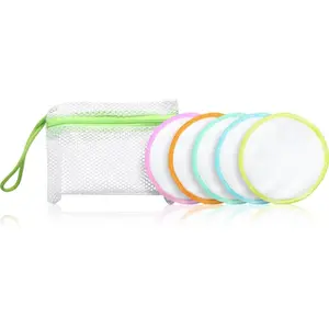 Revolution Skincare Skin Microfibre Cleansing Rounds pratelné odličovací tampony z mikrovlákna 6 ks