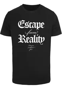 Mister Tee Tričko 'Escape From Reality'  čierna / biela