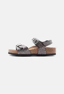 BIRKENSTOCK Sandále 'Rio'  modrá / zelená / ružová / čierna