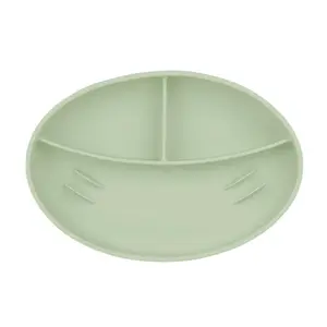 Babymoov silikonový talíř Green