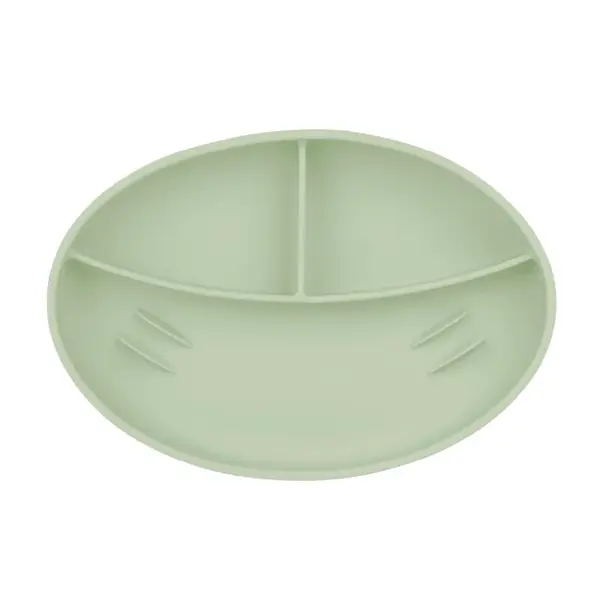 Babymoov silikonový talíř Green