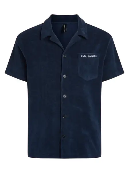 Karl Lagerfeld Košeľa  tmavomodrá