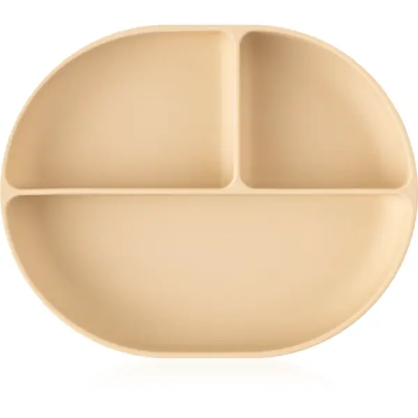 Petite&Mars Take&Match 6m+ dělený talíř s přísavkou Desert Sand 1 ks