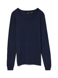 VERO MODA Sveter 'VMCare'  námornícka modrá