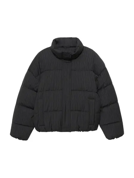 Pull&Bear Zimná bunda  sivá / antracitová