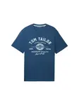 TOM TAILOR Tričko  námornícka modrá / svetlomodrá / biela