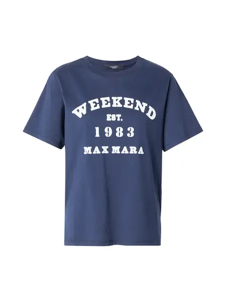 Weekend Max Mara Tričko 'TENUE'  námornícka modrá / biela