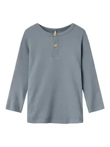 NAME IT Tričko 'NMMKab'  modrosivá