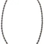 Necklace Charon Intertwine - silver color