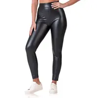Bellinda 
RELAX & GO LEATHEROPTIC LEGGINGS - Dámske legíny koženého vzhľadu - čierna