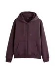 Next Tepláková bunda  baklažánová