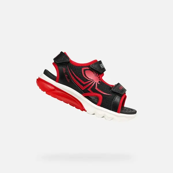 Black boys' sandals Geox Ciberdron - Boys