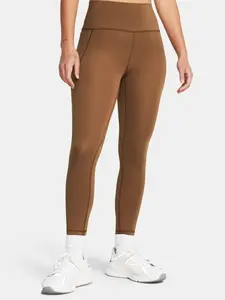 Hnedé športové legíny Under Armour Meridian Ankle Leg