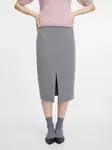 Sivá puzdrová midi sukňa ORSAY