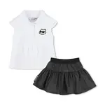 Dětská bavlněná souprava Karl Lagerfeld bílá barva, Z30518