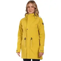 KILPI LASIKA Dámský softshellový kabát, zlatá, velikost