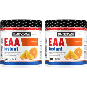 Survival EAA Instant AKCE 1+1 300 g pomeranč +  300 g pomeranč