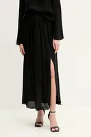 Sukně Armani Exchange černá barva, maxi, áčková, XW000348 AF10842