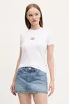 Tričko Dickies bílá barva, DK0A4ZAO0WH1