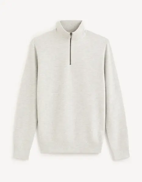 Celio Svetr Celim s límcem na zip - Pánské