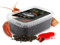 Delphin pelety reaxe ready&go pellet box + booster a nástrahy losos-rak 400 g