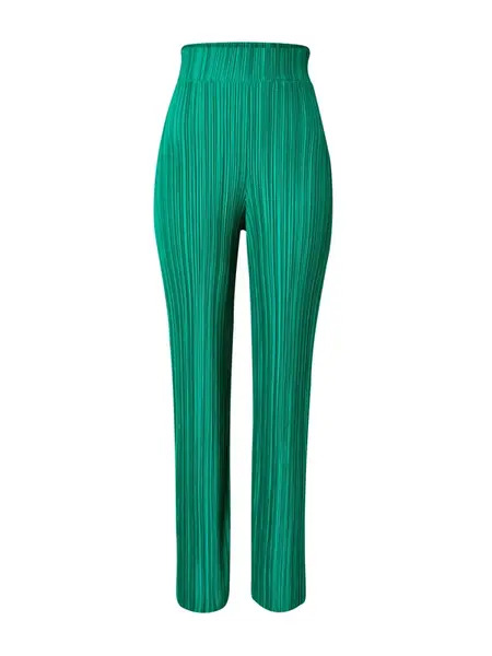 Warehouse Nohavice 'Plisse Trouser'  trávovo zelená