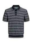 JACK & JONES Tričko 'JPRBLUZack'  tmavomodrá / biela