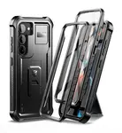 Dexnor 360 Kickstand obal Samsung Galaxy S23 Plus, černý