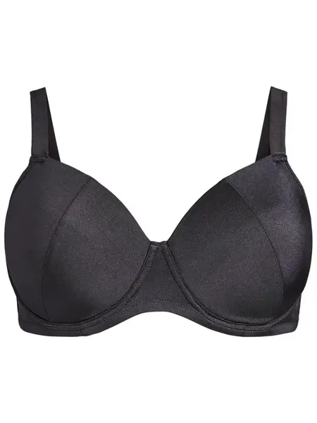 Swim by Zizzi Bikinový top 'SBLOOM'  čierna