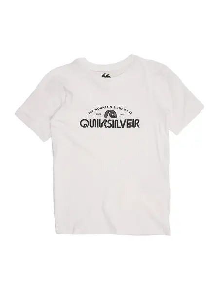 QUIKSILVER Tričko  čierna / biela