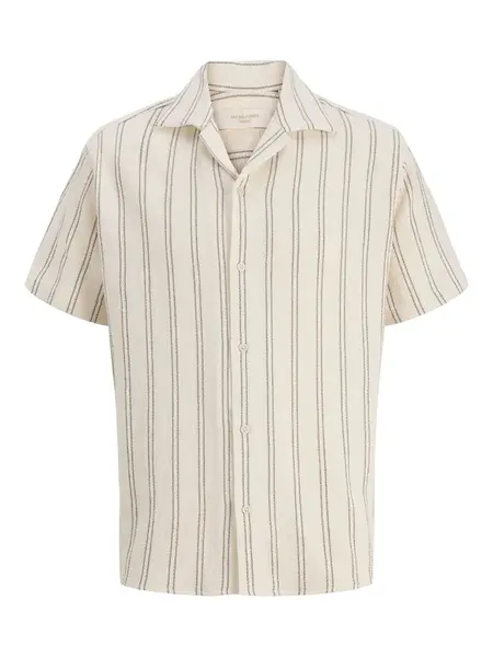 Jack & Jones Junior Košeľa 'JORCoba'  olivová / biela / šedobiela