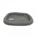 DUVO+ Pelech sivý SMALL umelá ovčia koža oválny 60x44cm