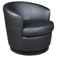 Xora DESIGNOVÉ KŘESLO, kůže, černá