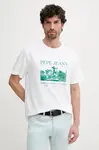 Bavlněné tričko Pepe Jeans PATCH