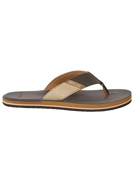 Rip curl pánské žabky Oxford Bloom Brown | Hnědá | Velikost 44 EU