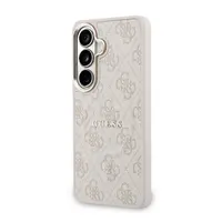 Guess PU Leather 4G Gold Frame Magnetic Zadní Kryt pro Samsung Galaxy S26+ Pink