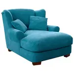 Sit & More XXL KŘESLO, textil, světle modrá