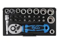 BGS technic Gola sada 1/4", 28 dílů - BGS 2143