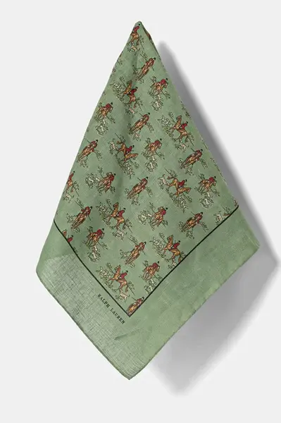 Lněný šátek Polo Ralph Lauren