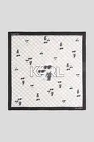 Hedvábný šátek Karl Lagerfeld IKON