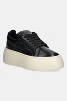 Kožené sneakers boty Giuseppe Zanotti Alma černá barva, RS50009.001