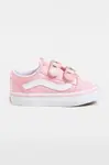 Tenisky Vans Old Skool V růžová barva, VN000CTGY3K1