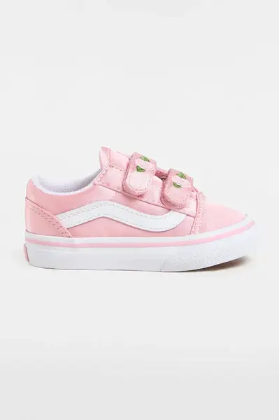Tenisky Vans Old Skool V růžová barva, VN000CTGY3K1