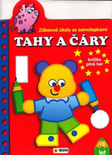 Zábavné úkoly se samolepkami-Tahy a čáry