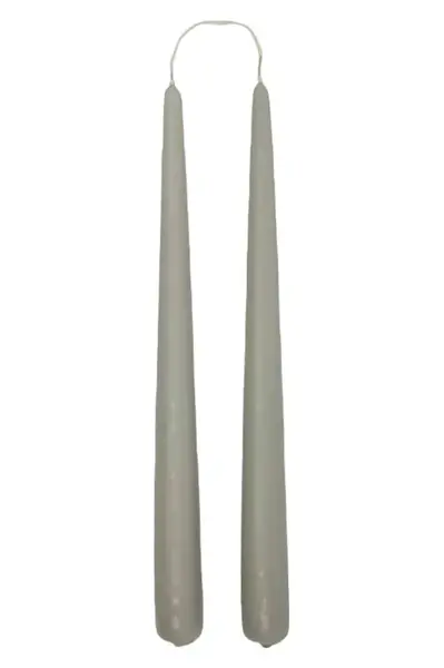 Dekorativní svíčka OYOY Fukai Candles M 2-pack šedá barva