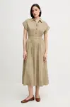 Šaty s příměsí lnu Pedro del Hierro